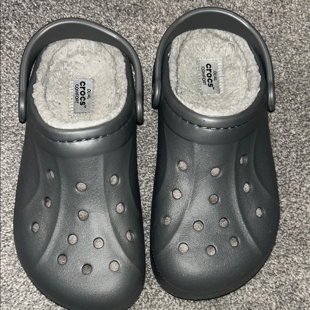 Crocs Kids' Grey Clogs